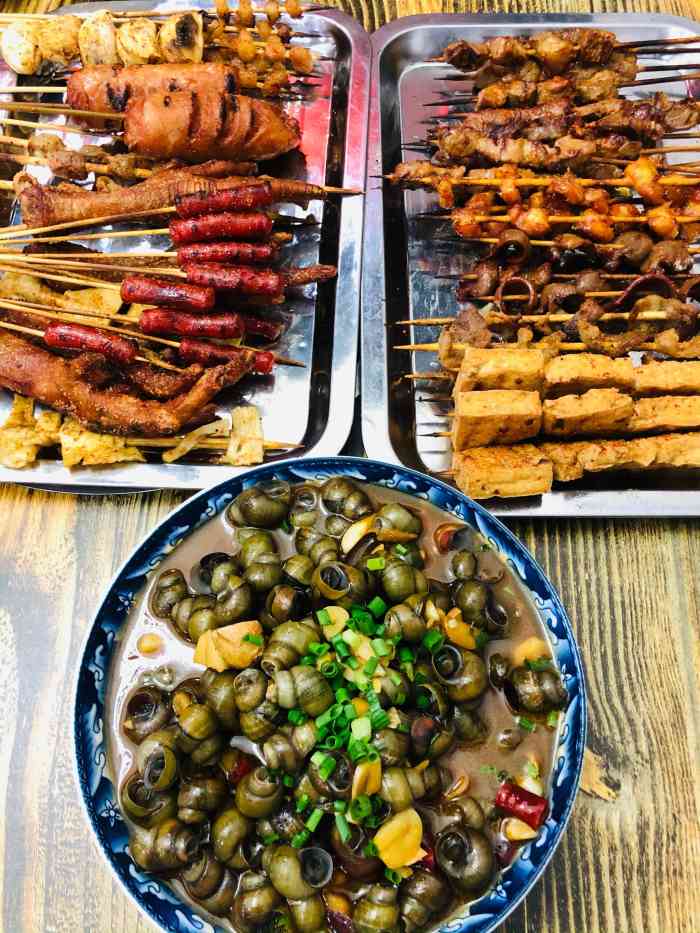 刘一手烧烤-"地址在大庆小区 以前的菜场那里这家我在.