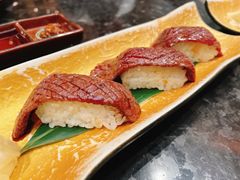炙烤霜降牛肉握寿司-老乾杯和牛烧肉(王府中环店)