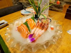 甜虾挪威三文鱼刺身双品-桃屋日本料理(清华科技园店)