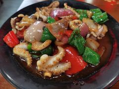 炒八爪鱼-台州老六海鲜面馆(上南总店)