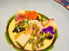 菌菇温泉蛋配土豆泥-第101座花园餐厅(湖滨88店)