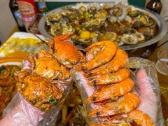 -东来菜馆•手抓海鲜家常菜•海鲜锅贴(鸽子窝店)