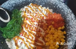 Grilled Cheese Crab Leg Rice Bowl