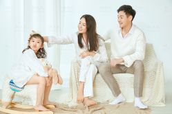 -时光纪亲子全家福照相馆(静安店母女写真父母纪念照)