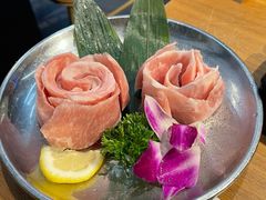 猪颈肉-青瓦炭韩潮烤肉(花园道店)