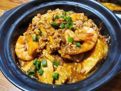 -东来菜馆•手抓海鲜家常菜•海鲜锅贴(鸽子窝店)