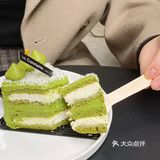 看到这块抹茶柚子戚风蛋糕就走不动路了呀