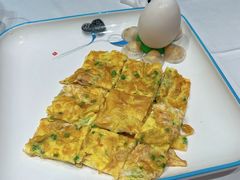 蛤蜊煎天鹅蛋-上海老饭店(北京分店)