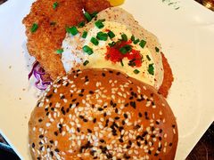香炸鱼扒汉堡-Lets burger非常汉堡·环球风味(蓝色港湾店)