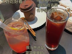 草莓柠檬苏打-筑艺咖啡