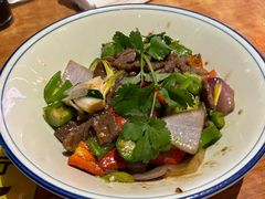 小炒黄牛肉-园林美食城·本土农家菜(杨和镇店)