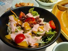 黄桃黄桃沙拉-猪啊牛呀羊啊铜盘烤肉(正大广场店)