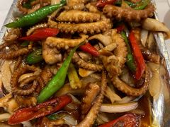 铁板鱿鱼须-乾隆美食·本帮菜(黄河路店)