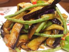 茄子豇豆-鸡毛店·川菜(双楠店)