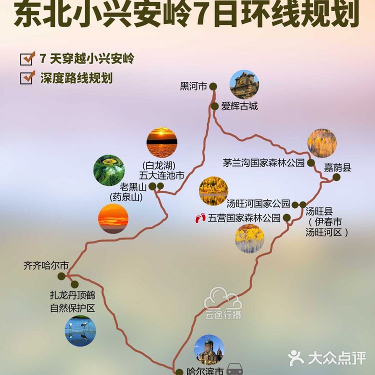 东北小兴安岭7日环线旅游攻略，走进林都伊春