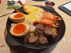 灵魂牛香拌饭配芝士大虾-Bco豆库(雨花客厅店)
