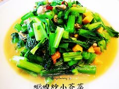 蛎蝗炒小芥菜-临江宴(陆家嘴店)