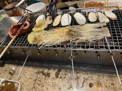 -長壹旋转烤吧 农家鸡火锅