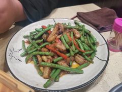紫苏豆角炒茄子-正哥点心皇子(蓬江店)