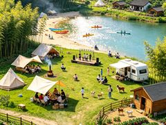 -栖露营camping·天幕烧烤·团建拓展·采摘营地