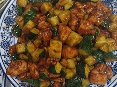 酱爆鸡丁-北大地皖峰饭馆