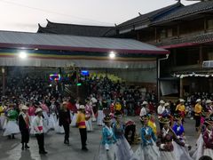 -摩梭传统篝火晚会