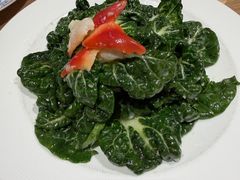 奶白菜炝北极贝-连鹭海鲜·大连菜(星海店)