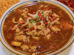 水煮肉片-付掌柜在成都·热炒砂锅集(金禾店)