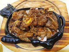 铁板牛仔骨-八景休閒山莊  廣東十大名山莊