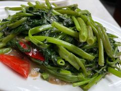 虾酱炒空心菜-肥仔文澳门猪骨煲(南京西路店)