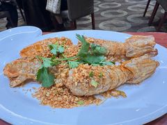 椒盐泰国濑尿虾-好彩海鲜火锅饭店(银河百老汇店)