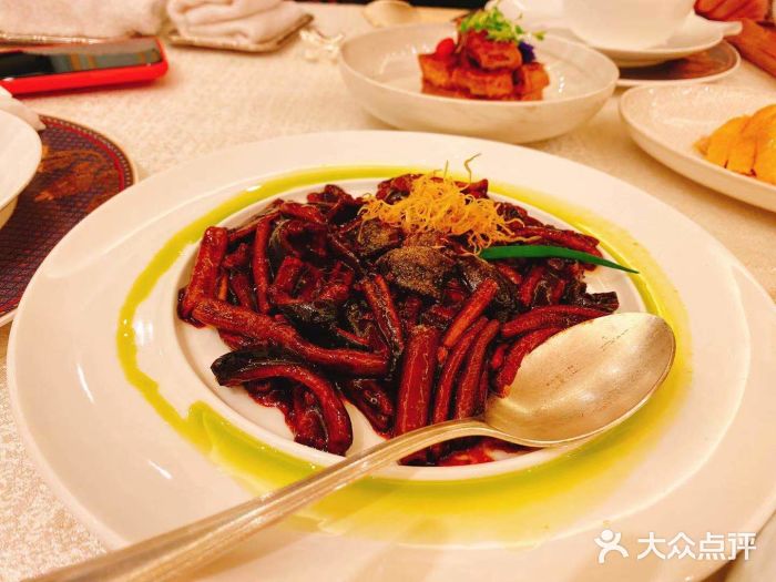 上海和平饭店龙凤厅 Dragon Phoenix本帮鳝丝图片