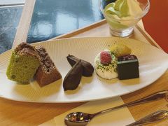 明治抹茶蛋糕配双色冰淇淋-中村藤吉(本店)