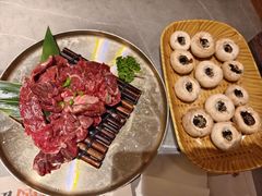 护心肉-草家酱蟹炭火烤肉店(珲春南路一店)