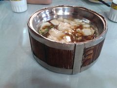 免费赠送的豆腐花-大清花饺子(五五路店)