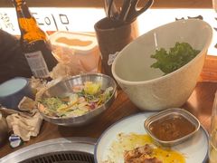 -明洞阿姨·韩式酱蟹烤肉·创意料理(三元桥店)