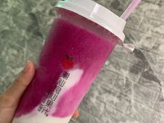 水蜜桃红火龙果卡士-潮汕良心果汁(金新北路店)