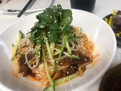 凉皮拌牛肉-旺顺阁鱼头泡饼(小红门店)