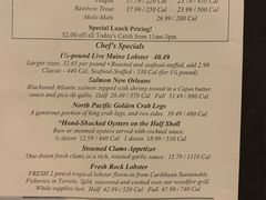 菜单-RED LOBSTER(中城西店)