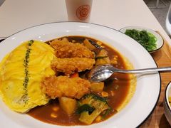 炸虾排咖喱蛋包饭-池奈·咖喱蛋包饭(熙地港店)