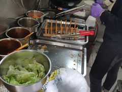 -小红车炸蛋葱油饼