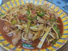 炒拉条子-巴依老爷新疆餐厅