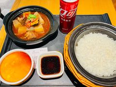 招牌牛腩饭营养套餐-谷田稻香(佛罗伦萨店)