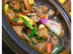 爆啫雪花牛肉粒-旺爷砂锅·茶作(国贸店)