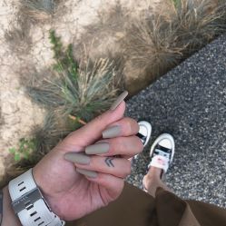 -复古绿·少女主题美甲美睫