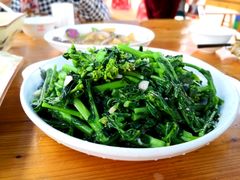 蒜蓉炒油菜-龙泉山庄(红山店)