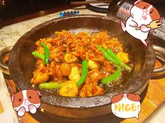 酱爆石锅蛙-绿茶餐厅(乐峰广场店)