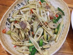 高山笋炒肉-下梅人家土菜馆(历史文化餐厅度假区店)