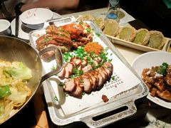 烤肉烤鸡双拼-绿茶餐厅(雁塔大悦城店)