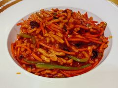 鱼香肉丝-一盏明灯全素斋(五爷庙店)